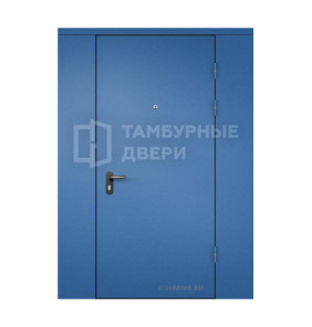 Дверь в тамбур глухая с перегородкой порошок — винорит ТД-44
