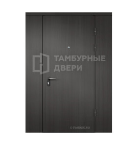 Дверь тамбурная глухая с перегородкой винорит — ламинат ТД-57